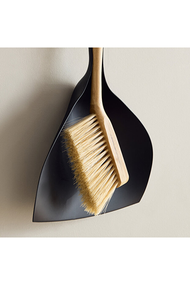 مجموعة مغرفة الغبار من الأبنوس - 3