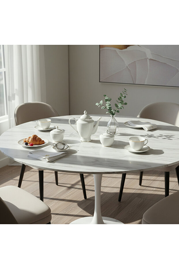 إبريق شاي عاجي - 1.2 لتر - 4