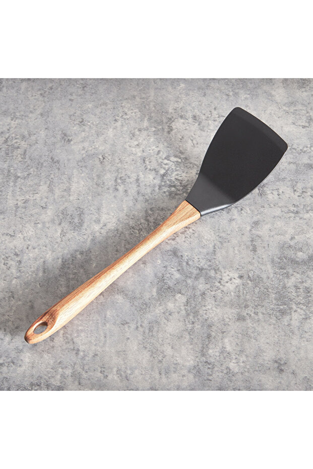 ملعقة تقليب صلبة من النايلون من فاكلمان بمقبض خشبي - 1