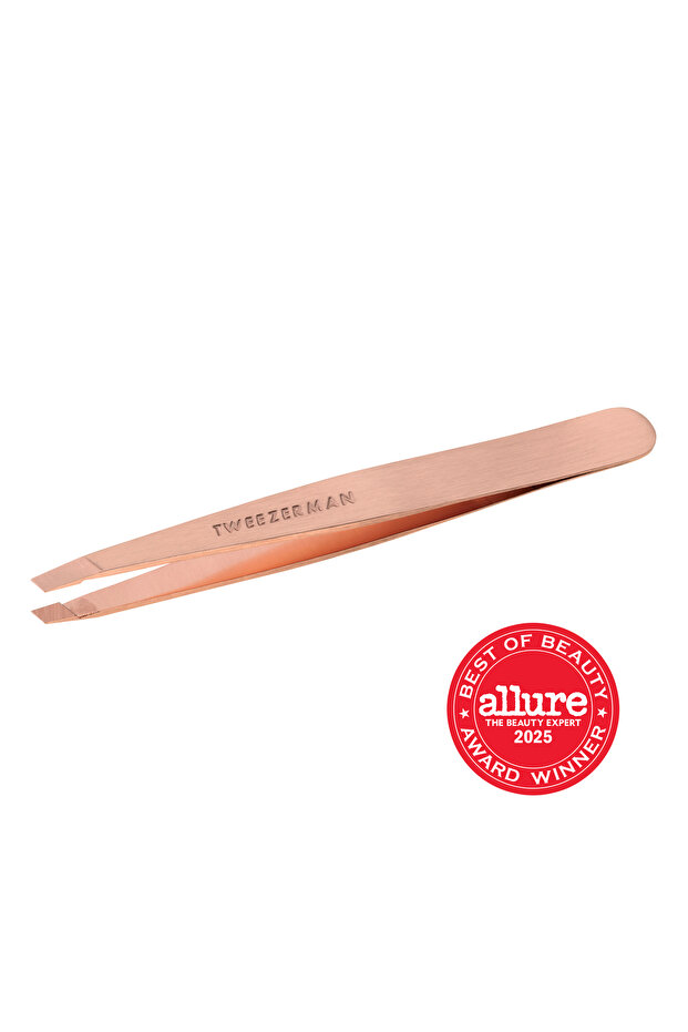 Tweezerman Rose Gold Eğik Uçlu Cımbız