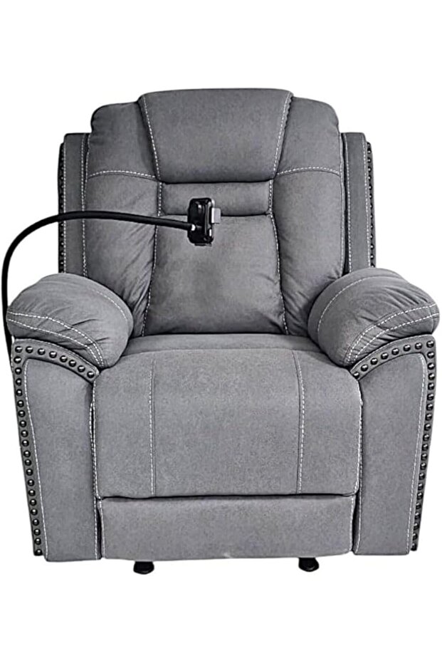 Grey Electric Recliner Chair for Living Room