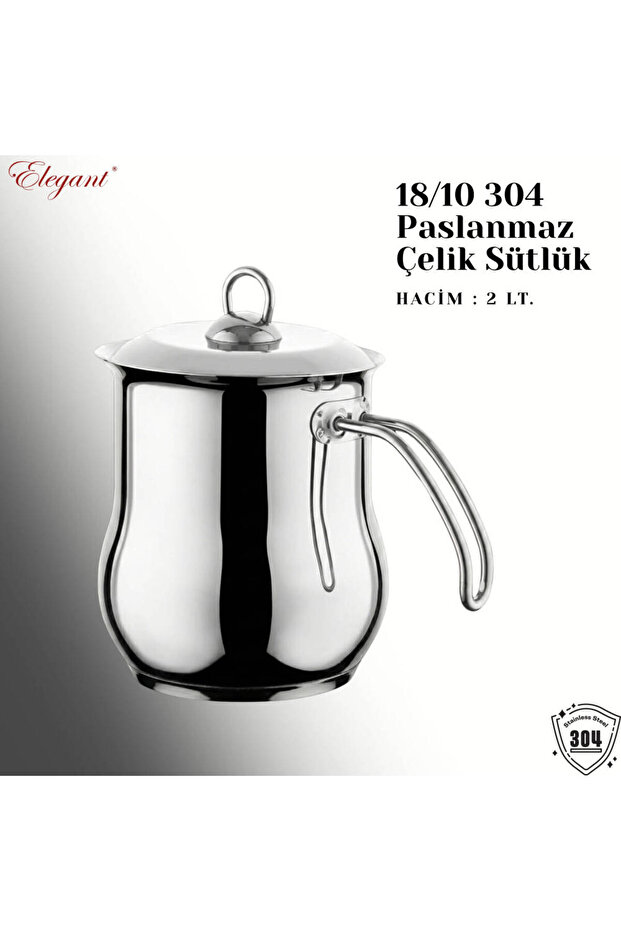 2 Lt. Çelik Sütlük Çelik Kulp - 2