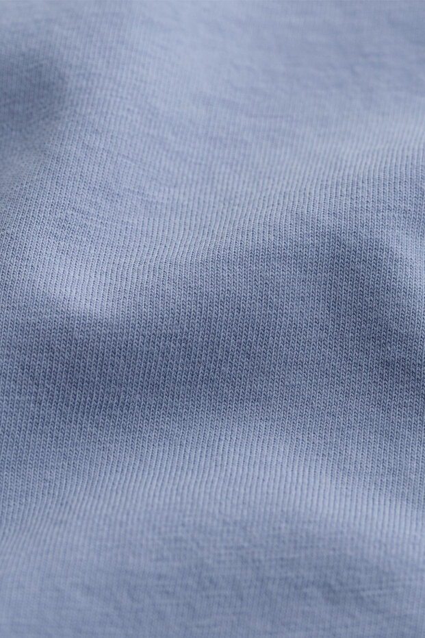 Kadın Flat Cut Crop Basic T-Shirt - Jellyfish - 6