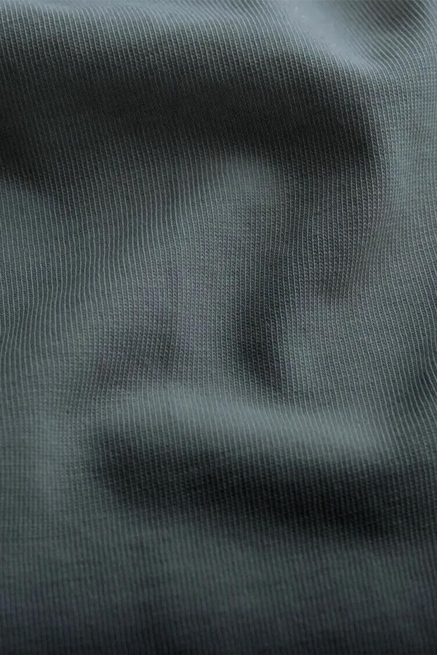 Kadın Urban Cut Crop Basic T-Shirt - Storm - 5