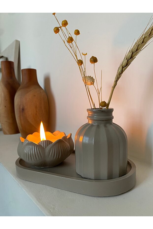 3 lü vizon boyalı vernikli - 1