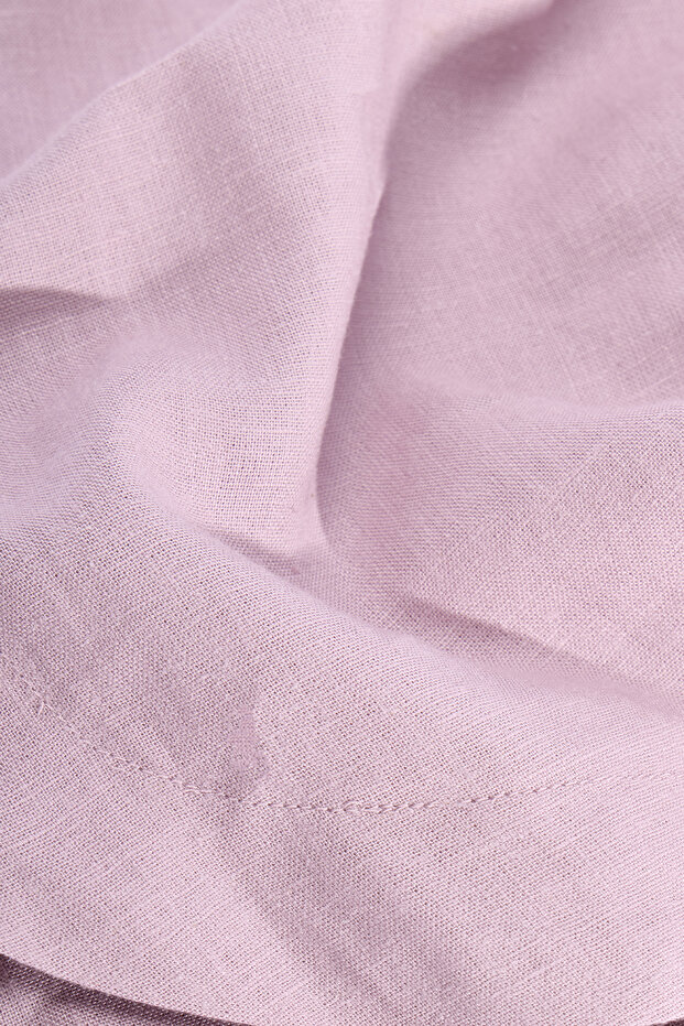 Açık Lila Linen Şort - 2