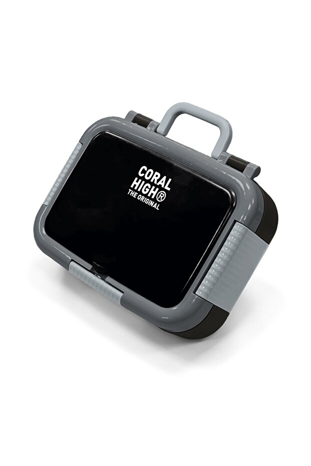 Kids Black Stainless Steel Lunch Box 39140