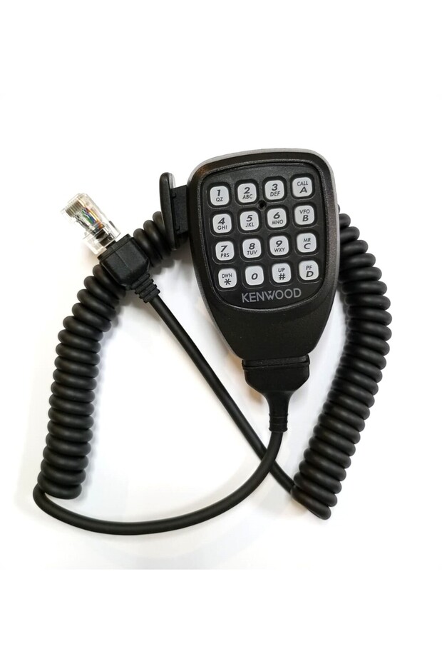 Clear Talk Handheld Radio Microphone with Keypad – DTMF, Push-to-Talk, Noise Canceling, 8-Pin