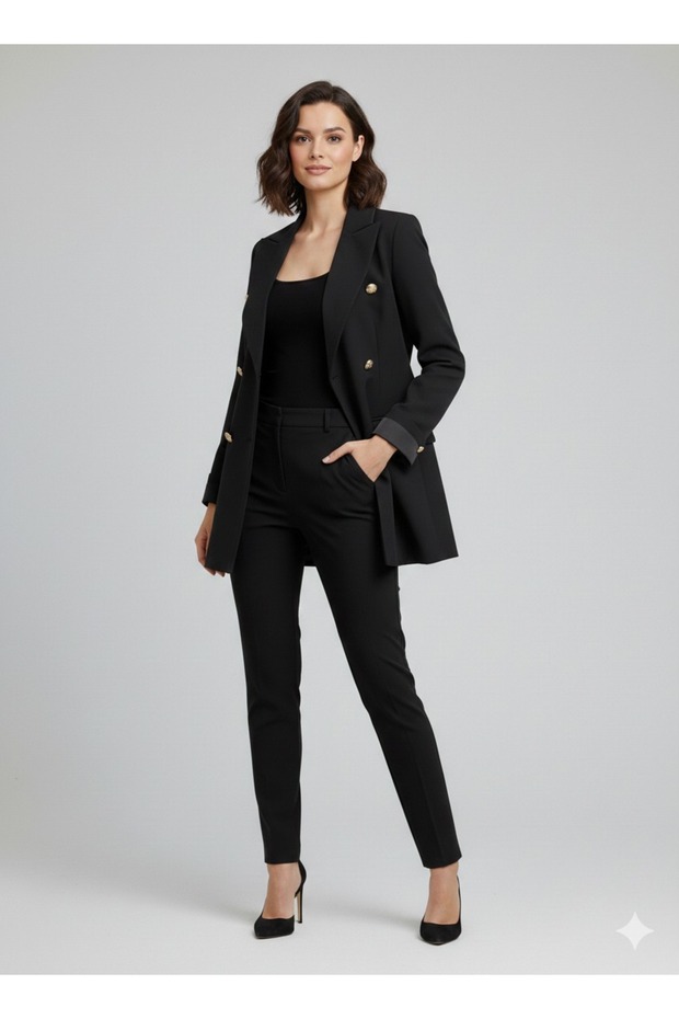 Önü Süs Düğmeli Ceket 1122 - 2