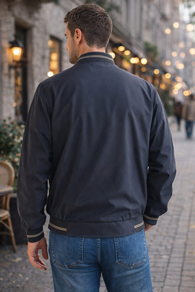 RegularFit Bonded kumaş Mevsimlik mont - 6