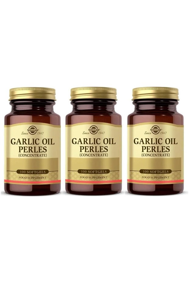 Garlic Oil 100 Capsules 3 Pieces
