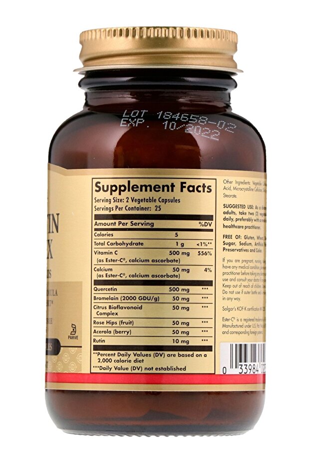 مركب كيرسيتين [كيرسيتين] مع استر-سي بلس 50 كبسولة - 2