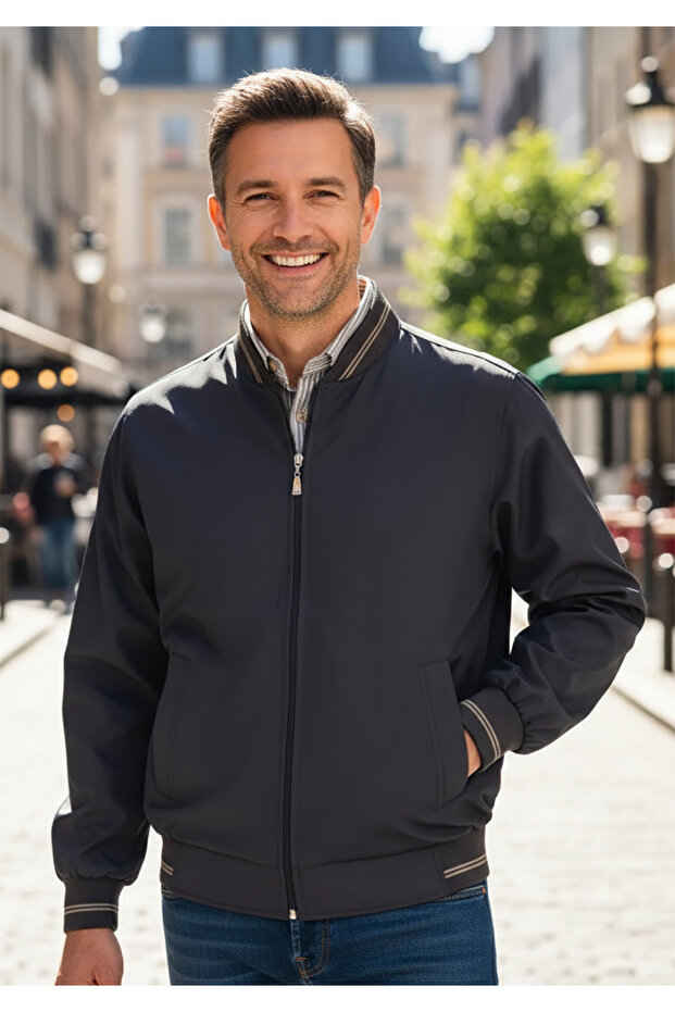 RegularFit Bonded kumaş Mevsimlik mont - 1