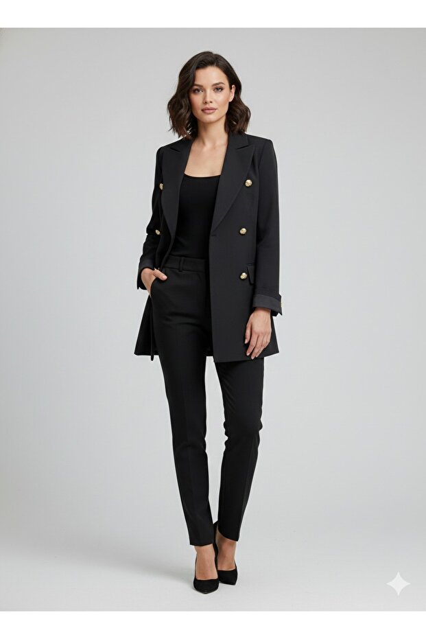 Önü Süs Düğmeli Ceket 1122 - 3