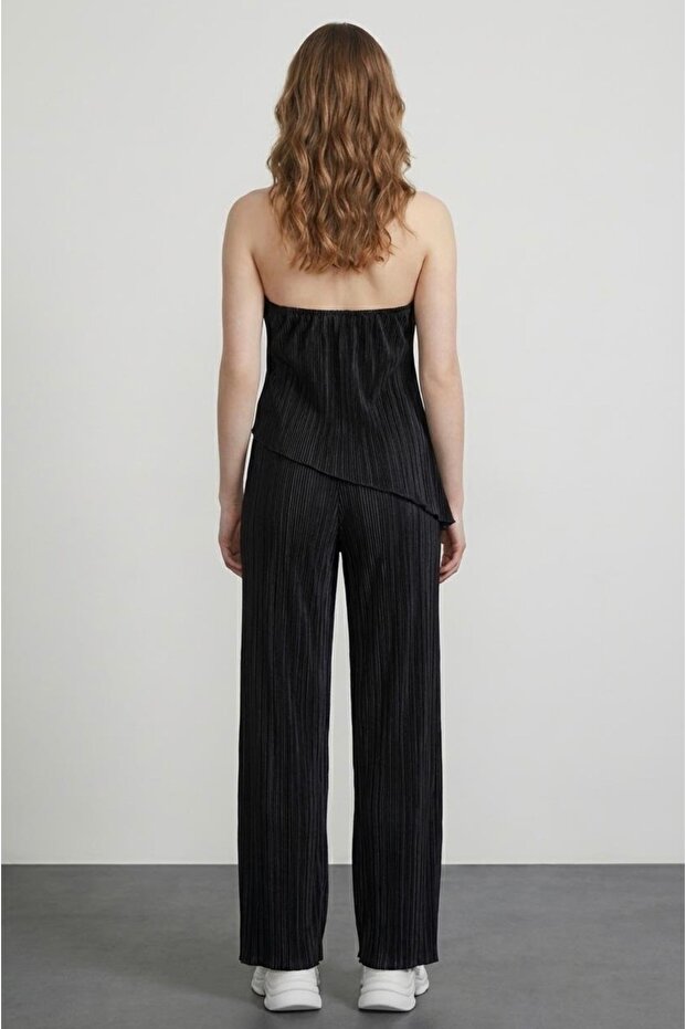 Beli Lastikli Piliseli Pantolon - 3