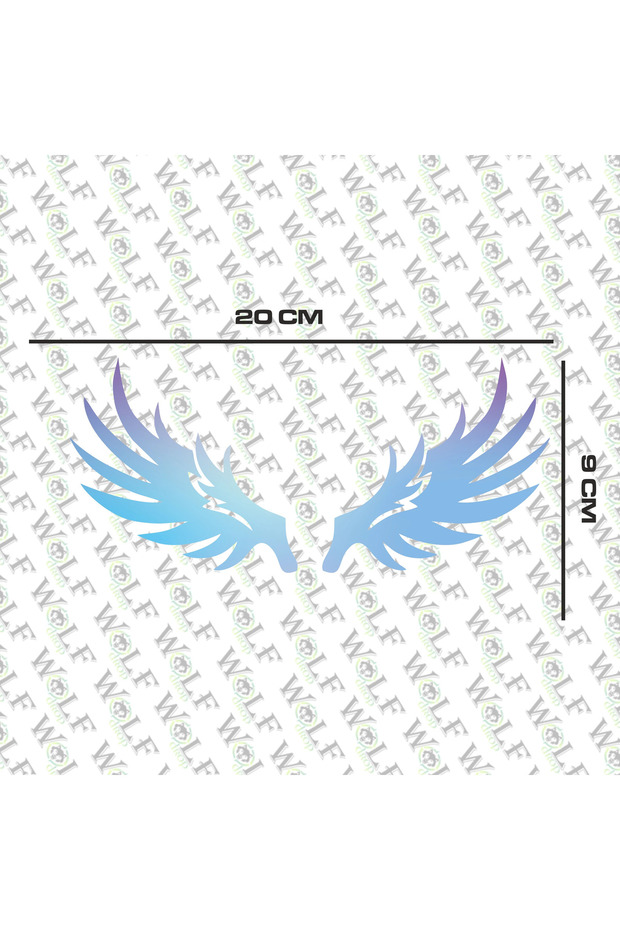 Motorcycle Angel Wing Sticker Angel Helmet Sticker