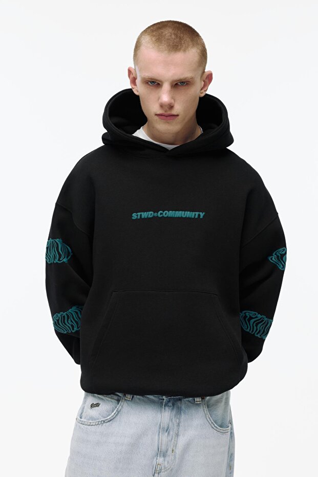 STWD Community kapüşonlu sweatshirt - 1