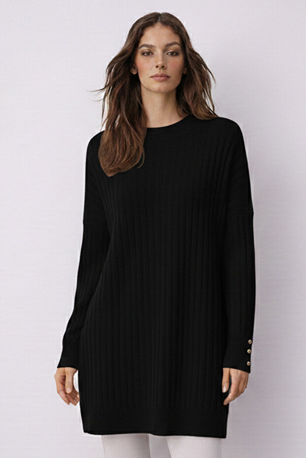 Patterned Tunic N3170 Black - 1