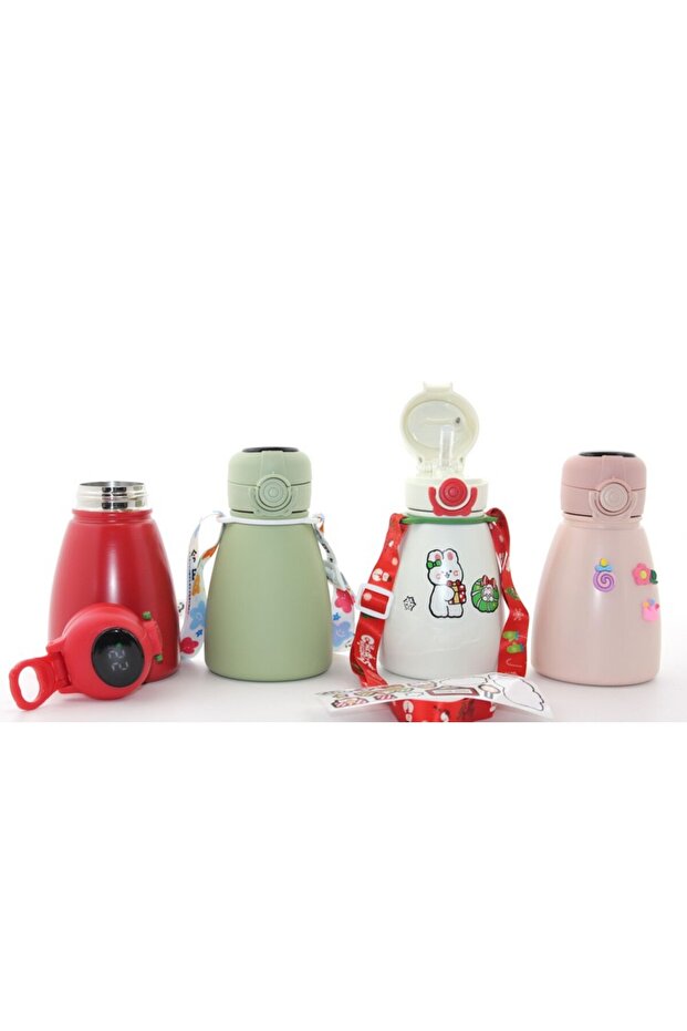 Double Layer Thermos Water Bottle with Digital Display 500 ml