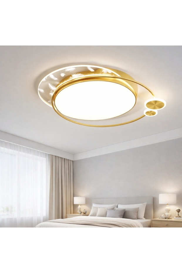 Χρυσός πολυέλαιος LED 96W 50εκ. - 3