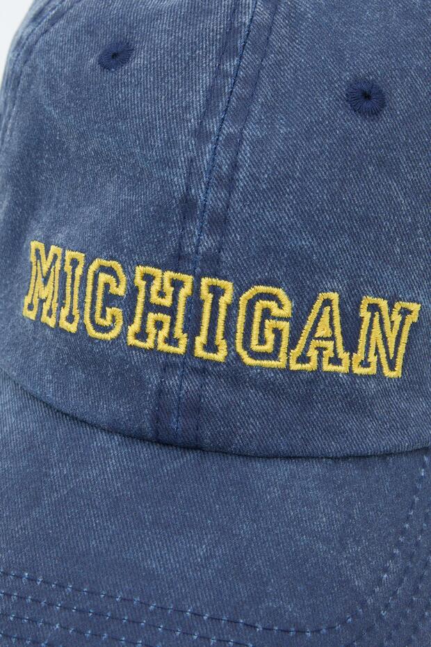 Michigan grafik baskılı şapka - 6