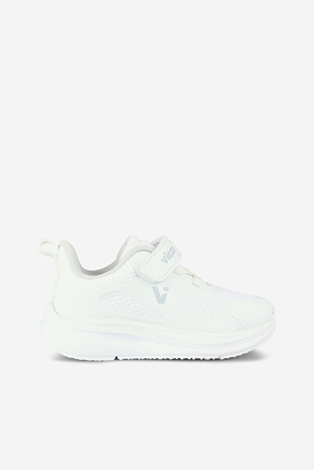 Karon Lightweight Unisex Baby White Sports Shoes
