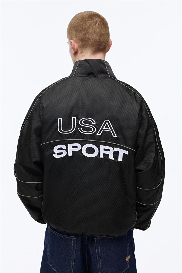 STWD kontrast dikişli ceket - 5