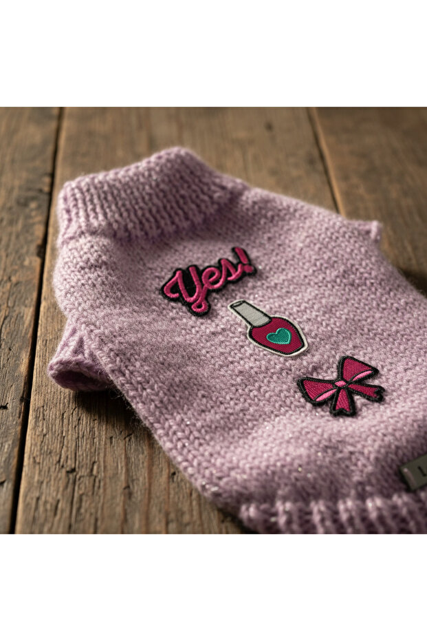 Yes! for Cats and Dogs. Light Purple Sweater