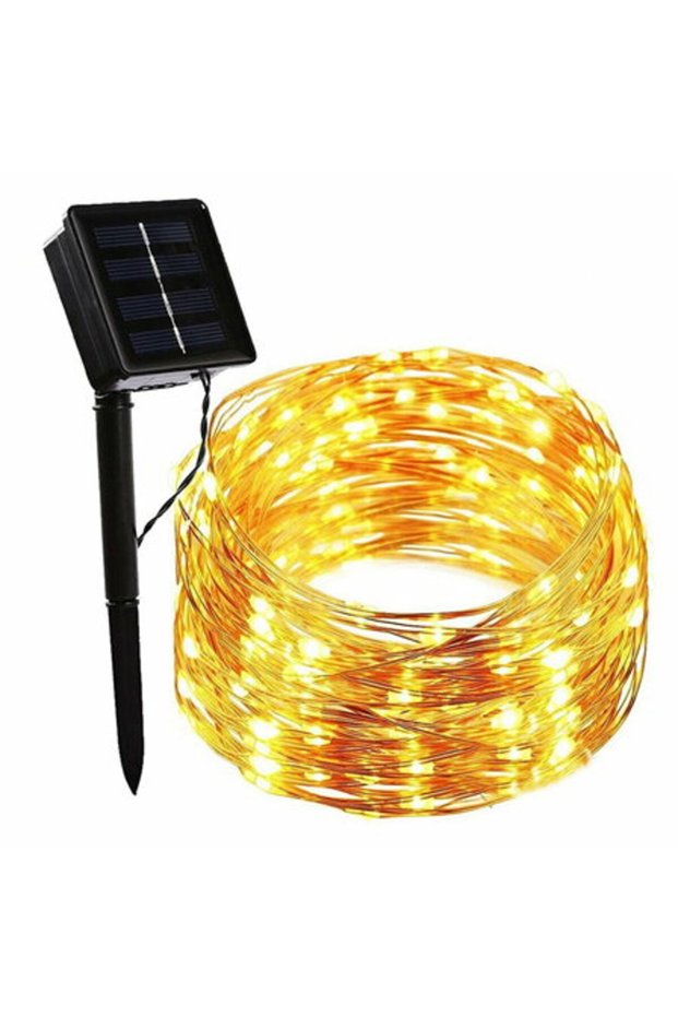SOLAR CHARGED LIGHT STRING IP44 WARM WHITE
