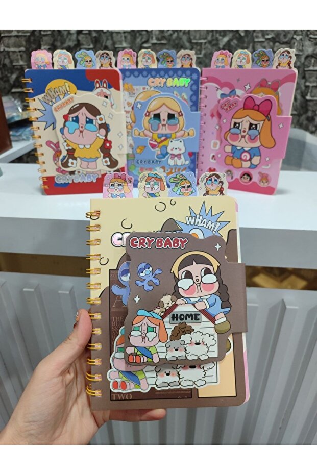 دفتر ملاحظات مزود بعلامات تبويب 1 قطعة - 1