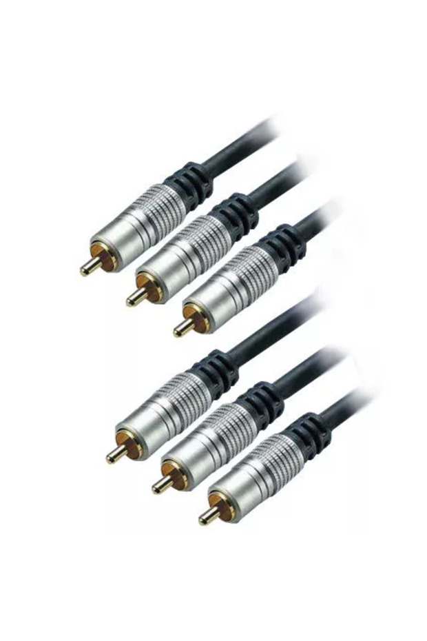 HT cablu 3x RCA 0.75m EDC - 1