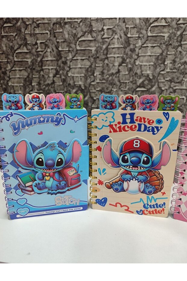 دفتر ملاحظات مزود بعلامات تبويب 1 قطعة - 3