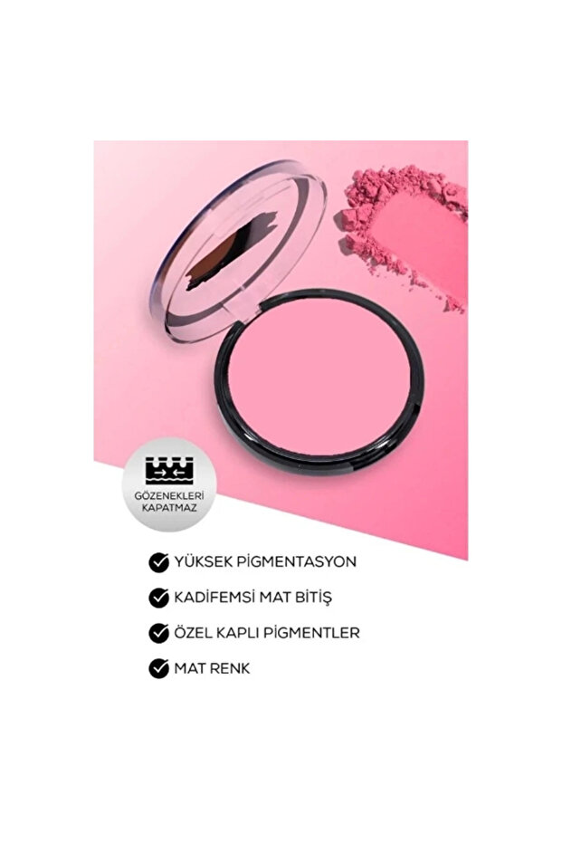 3'lü Matte Powder Allık Seti - 5