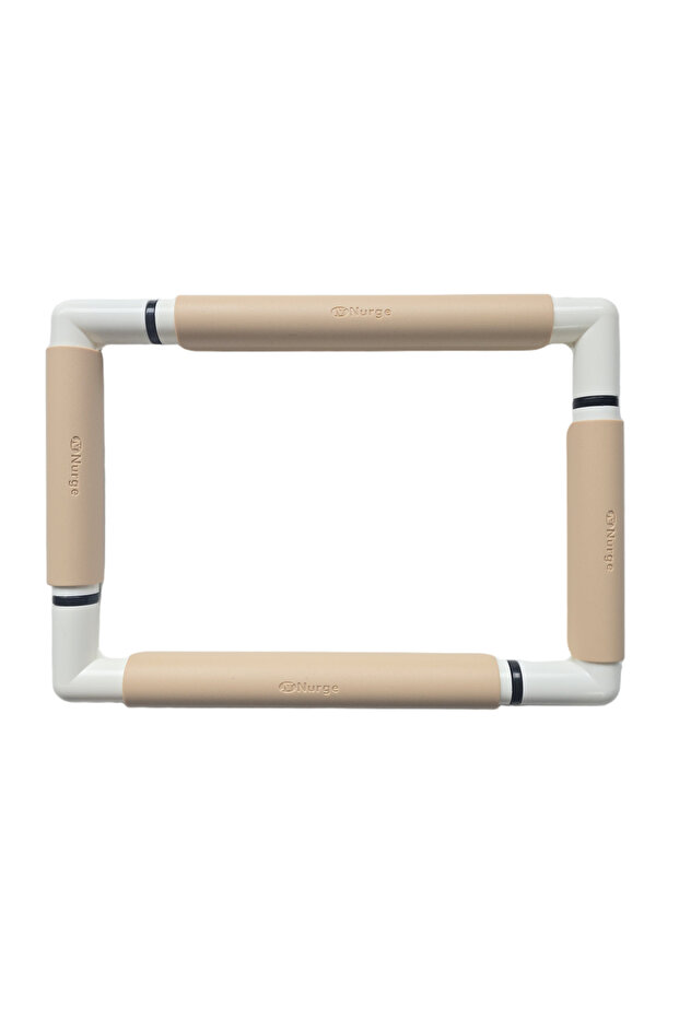 Nurge 21X29 cm Clip-On Embroidery Hoop, Pipe Hoop Beige