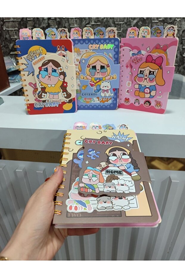 دفتر ملاحظات مزود بعلامات تبويب 1 قطعة - 3