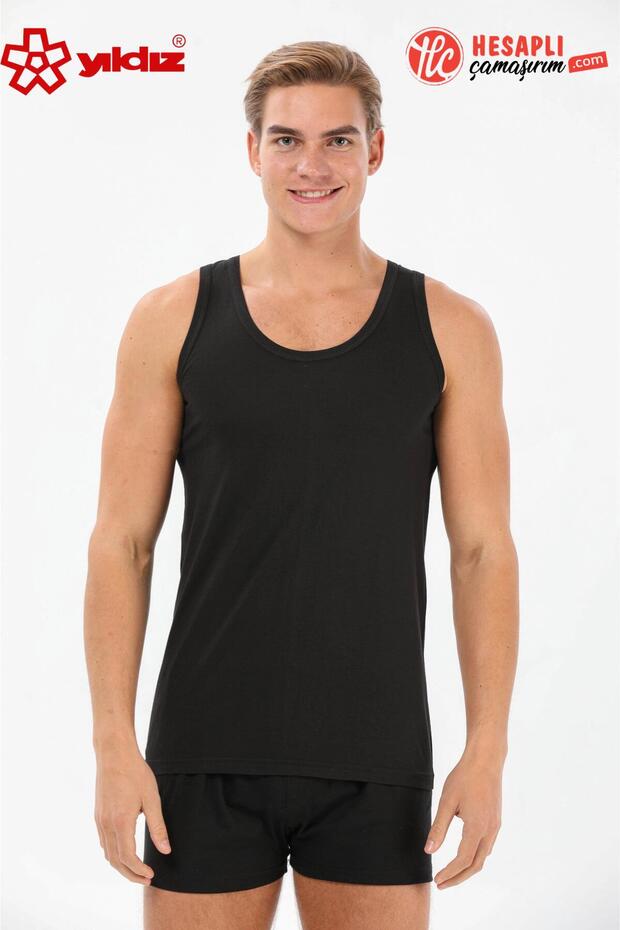 Laundry Men's Super Thin Black Modal Cotton Comfortable Sweat-Absorbing Summer Single Undershirt