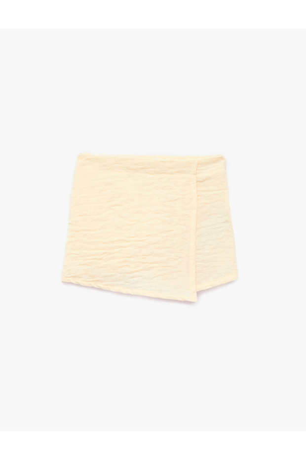 Baby Girl'S Yellow Wrap Skort