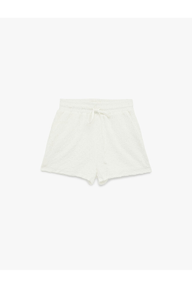 Women'S Ecru Teenage Shorts