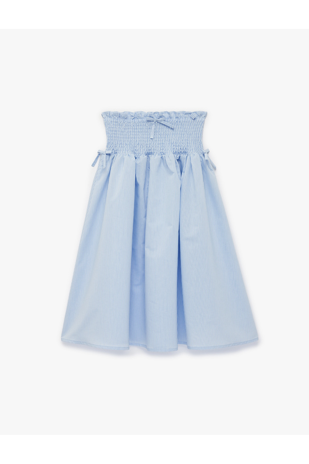 Girl'S Blue Stripe Girl'S Skirts