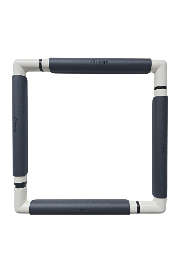 Nurge 21X21 cm Clip-On Embroidery Hoop, Pipe Hoop Black