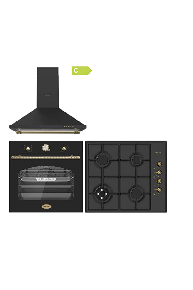 Retro siyah Set -Tecna Marka - 1