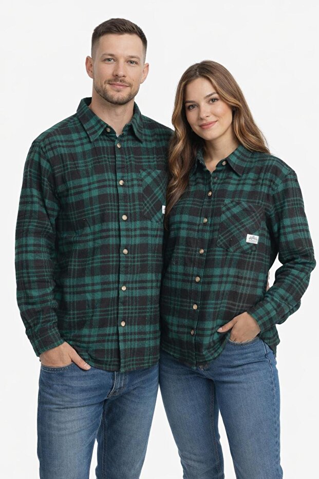 Unisex Slim Fit Lumberjack Shirt for Sizes 38,40,42,44,46