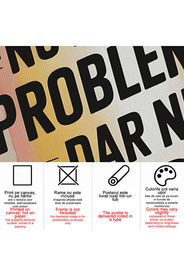 Poster with comic message for the kitchen, Wine Doesn't Solve Problems, Unframed - 4