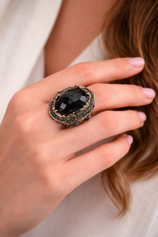 Hürrem Natural Stone Ring - 1