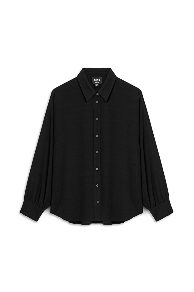 Düşük omuz basic gömlek - 3