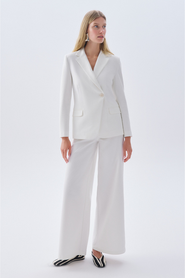 Double Breasted Blazer Jacket - 4