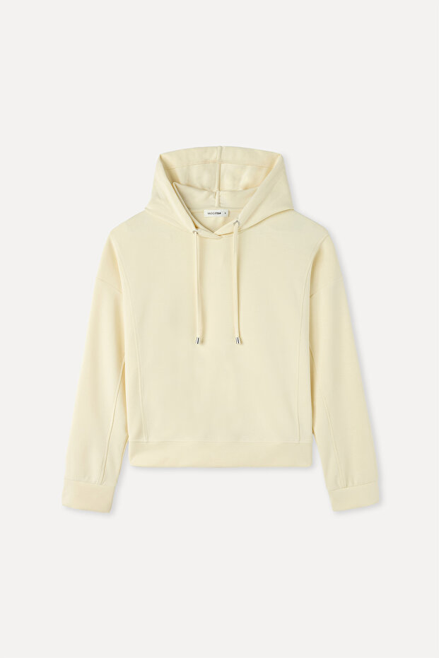 MODAL KARIŞIMLI KAPÜŞONLU SWEATSHIRT - 1