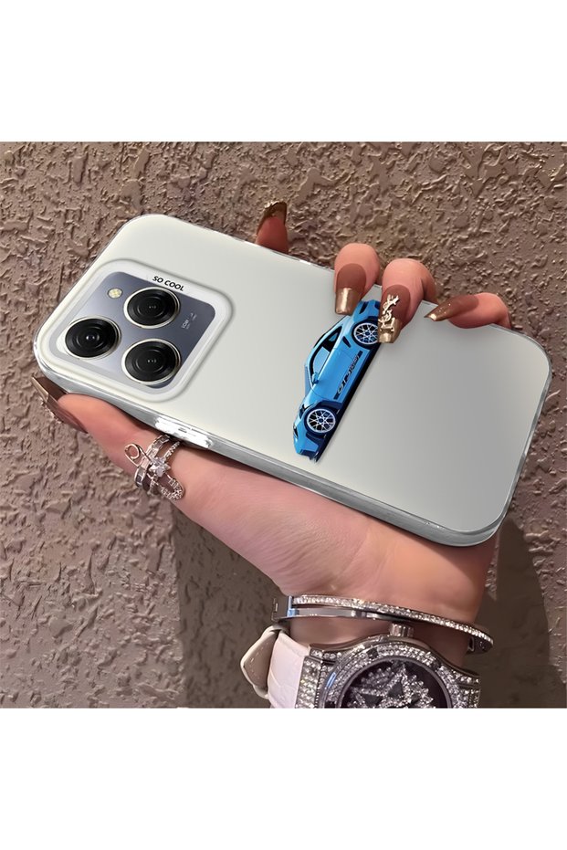 Tecno Spark 20 Pro 5g Compatible Silicone Bmw Patterned Edge Hard Back Anti-Fall Phone Case