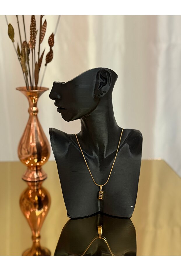 Gold Külçe Kolye - 2