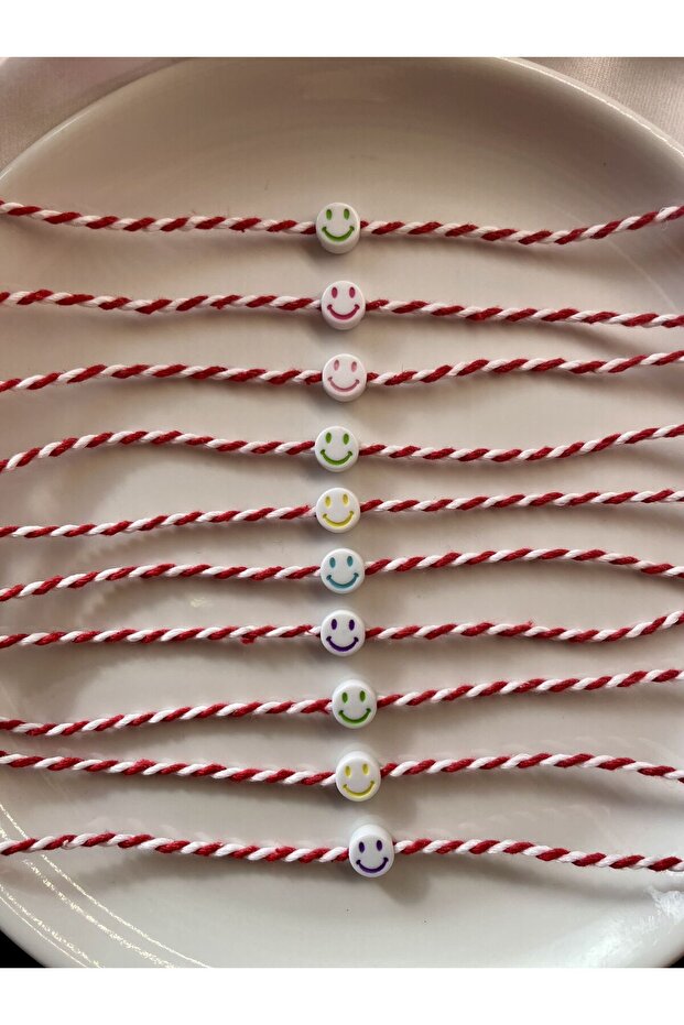 Marteniçka Bracelet with Smiling Face Figure 10 Pieces
